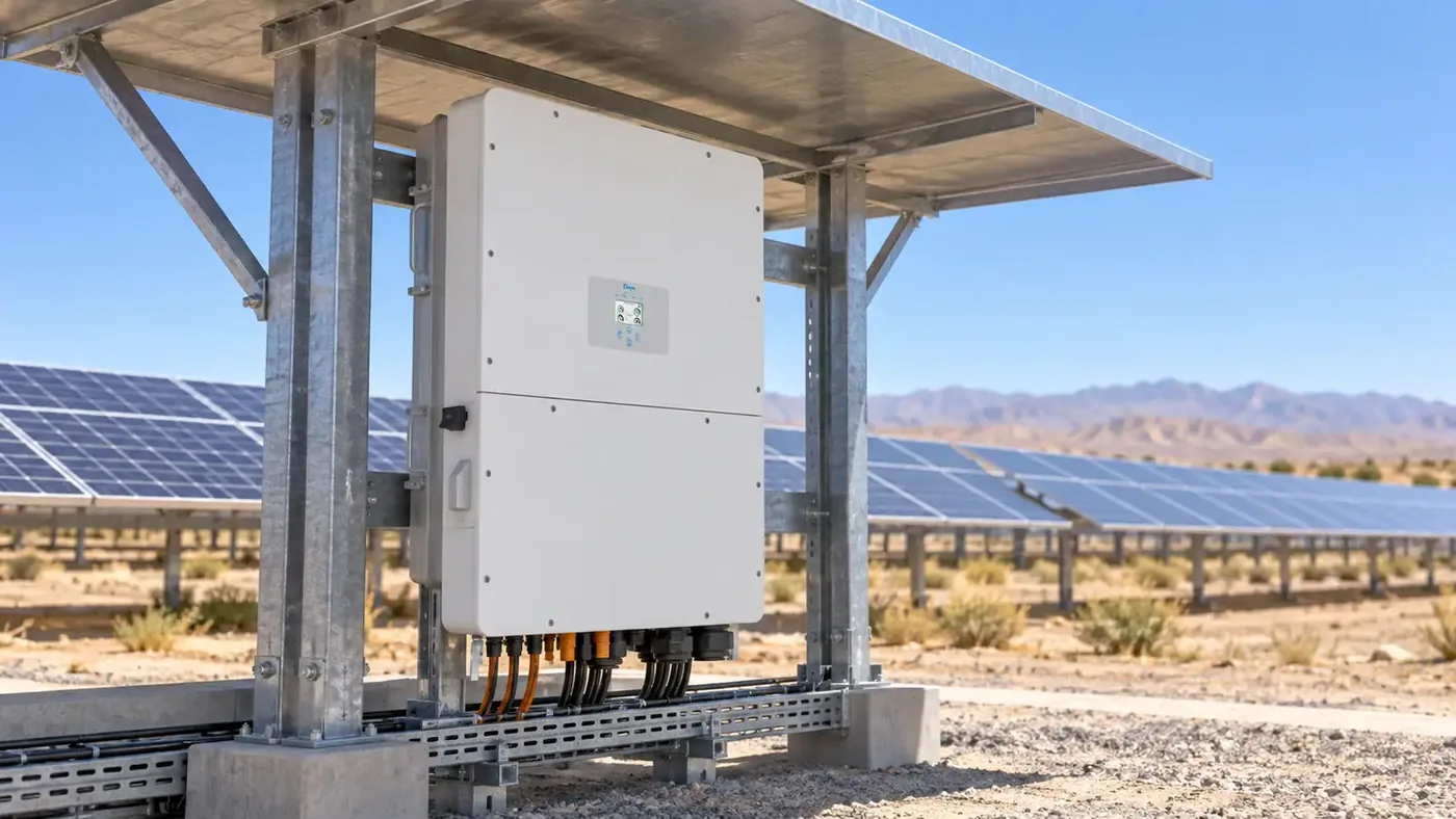 Трёхфазный гибридный инвертор Deye SUN-100K/125K-SG02HP3 для коммерческих объектов