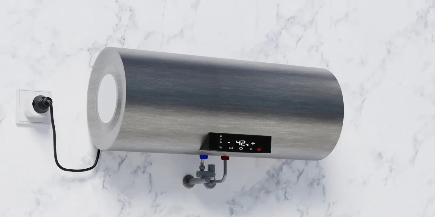 Водонагреватель включён в умную розетку Deye SUN-SMART-PLUG01-F