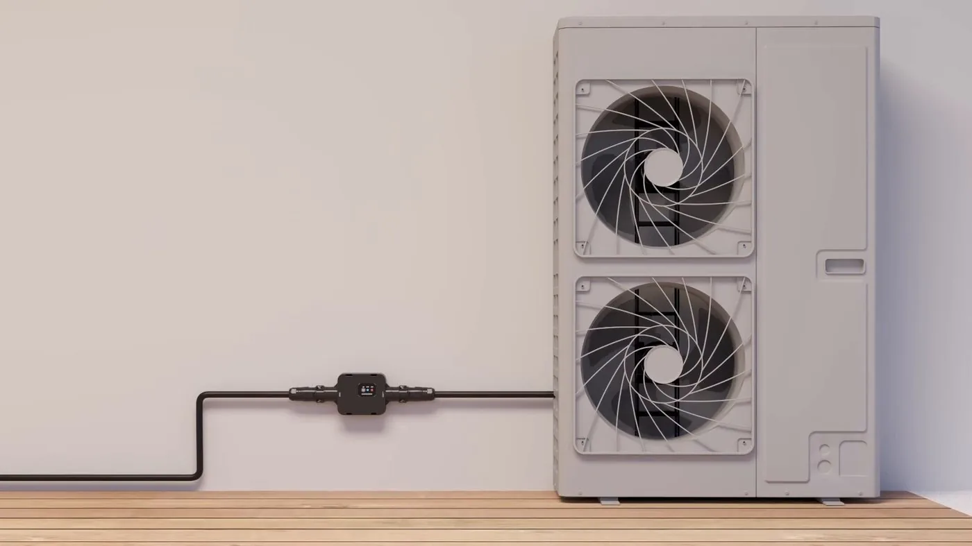 Умный выключатель Deye SUN-SMART-SWITCH01P3 на линии теплового насоса