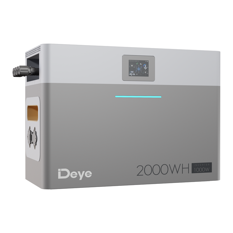 Балконная станция Deye AE-FS2.0-2H2 — 800 Вт / 2 кВт·ч, солнечный вход 1 кВт