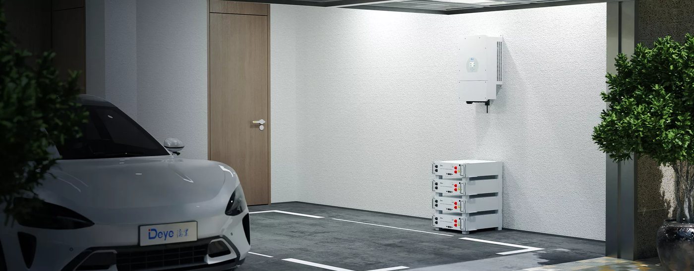 SE-G5.1-PRO-B — АКБ Deye SE-G5.1-PRO-B — LiFePO4, 51,2 В / 100 Ач (5,12 кВт·ч), сцена установки