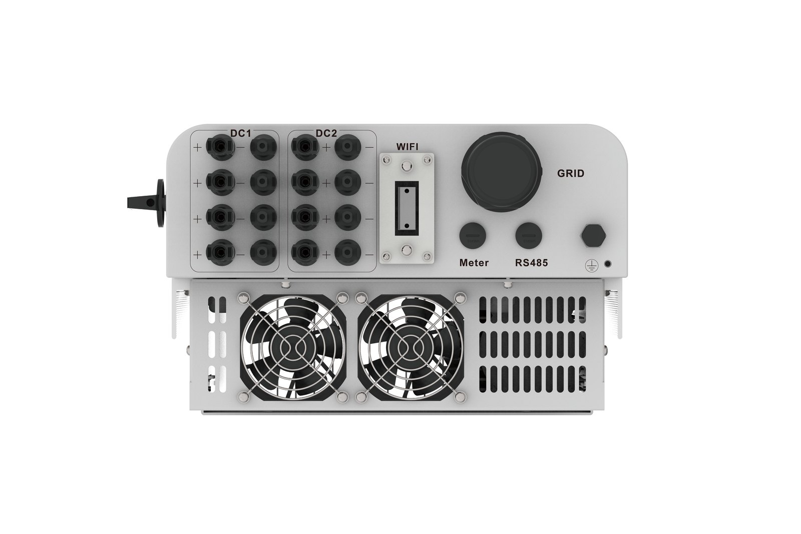 SUN-35K-G04 — Сетевой инвертор Deye SUN-35K-G04 — 35 кВт, ракурс 2
