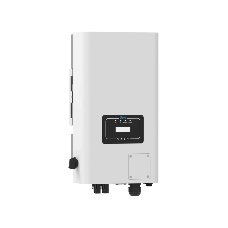 SUN-3K-G06P3-EU-BM2-P1 — Сетевой инвертор Deye SUN-3K-G06P3 — 3 кВт, 3 фазы, ракурс 3
