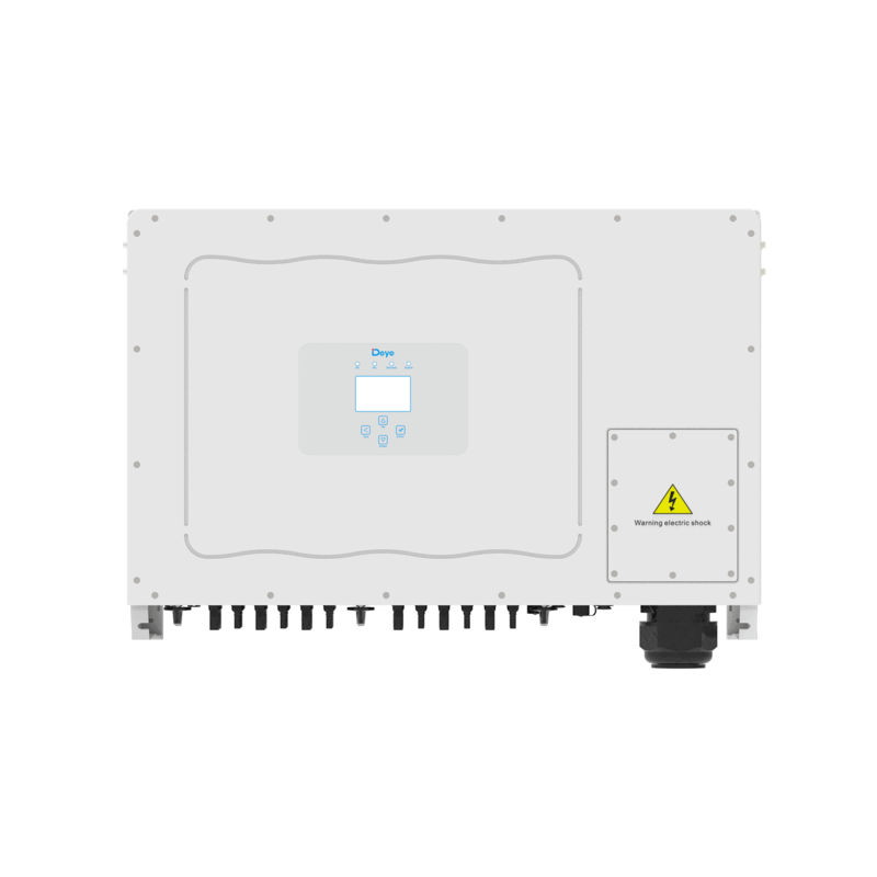 SUN-75K-G03 — Сетевой инвертор Deye SUN-75K-G03 — 75 кВт, 3 фазы, ракурс 2