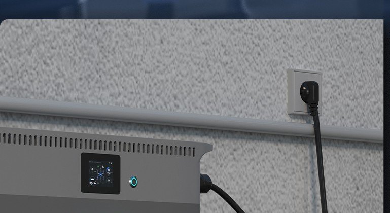 SUN-BK250-2.56KWH-EU-AM4-18L — Портативная станция Deye SUN-BK250 — 2,5 кВт / 2,56 кВт·ч, 4 MPPT, сцена установки