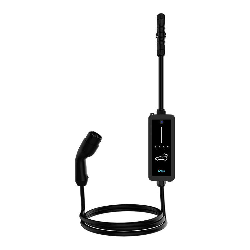 SUN-EVSE22K01-EU-AC — Зарядная станция Deye SUN-EVSE22K01-EU-AC — 22 кВт, Type 2, IP66, ракурс 3