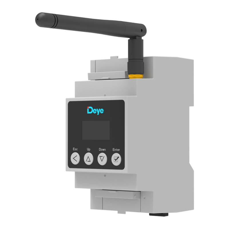 SUN-SMART-CT01 — Беспроводной датчик Deye SUN-SMART-CT01 — измеритель для щитка, LoRa/RS485, ракурс 2