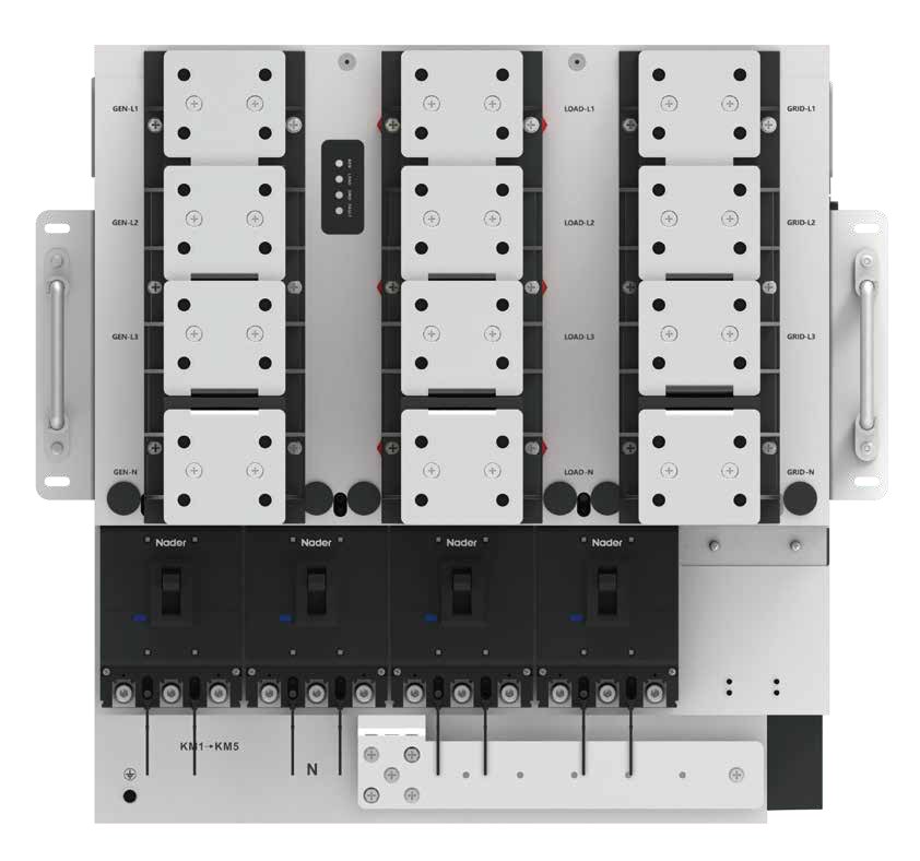 SUN-STS500L — Модуль переключения Deye SUN-STS500L (STS) — 500 кВт, ракурс 2