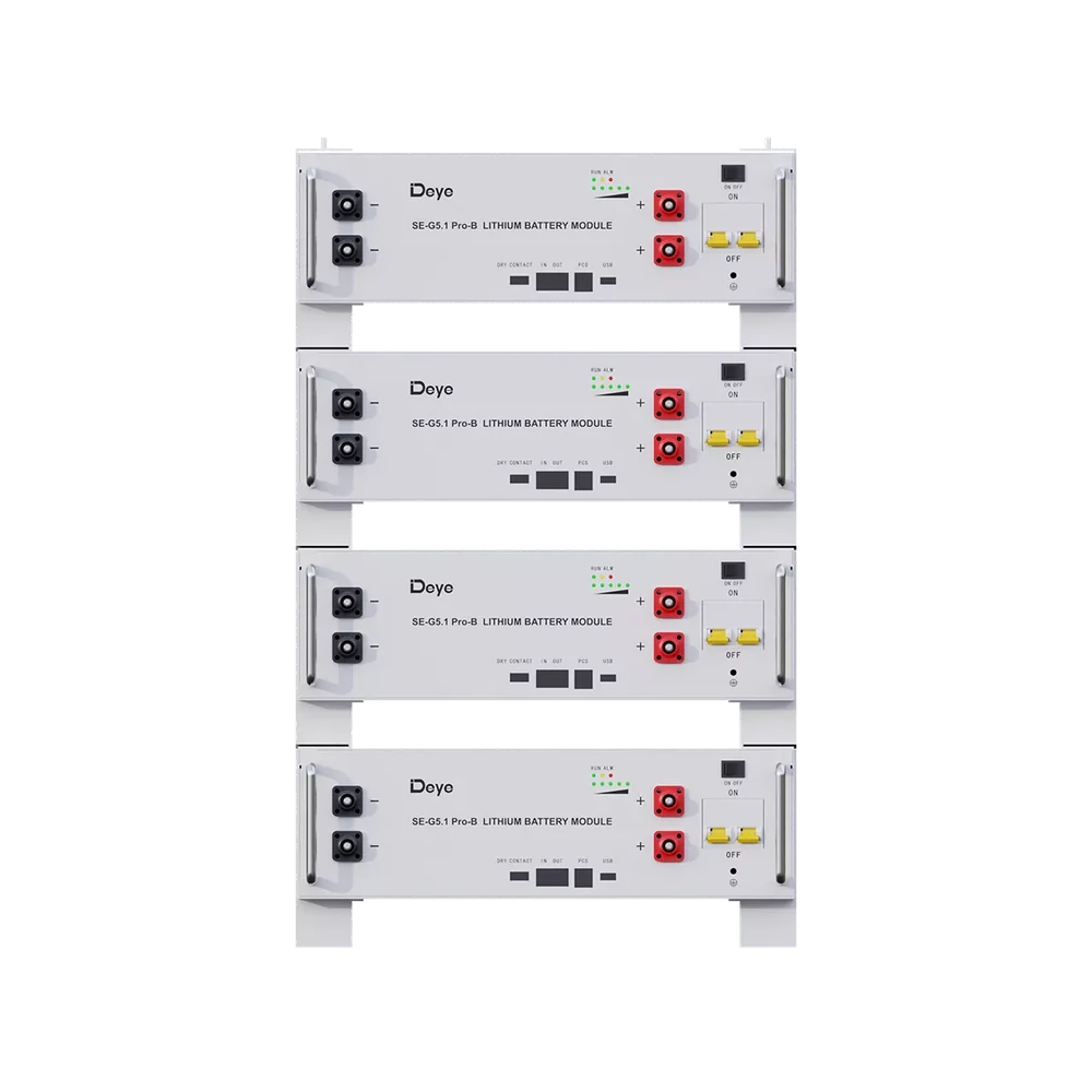 АКБ Deye SE-G5.1-PRO-B — LiFePO4, 51,2 В / 100 Ач (5,12 кВт·ч)